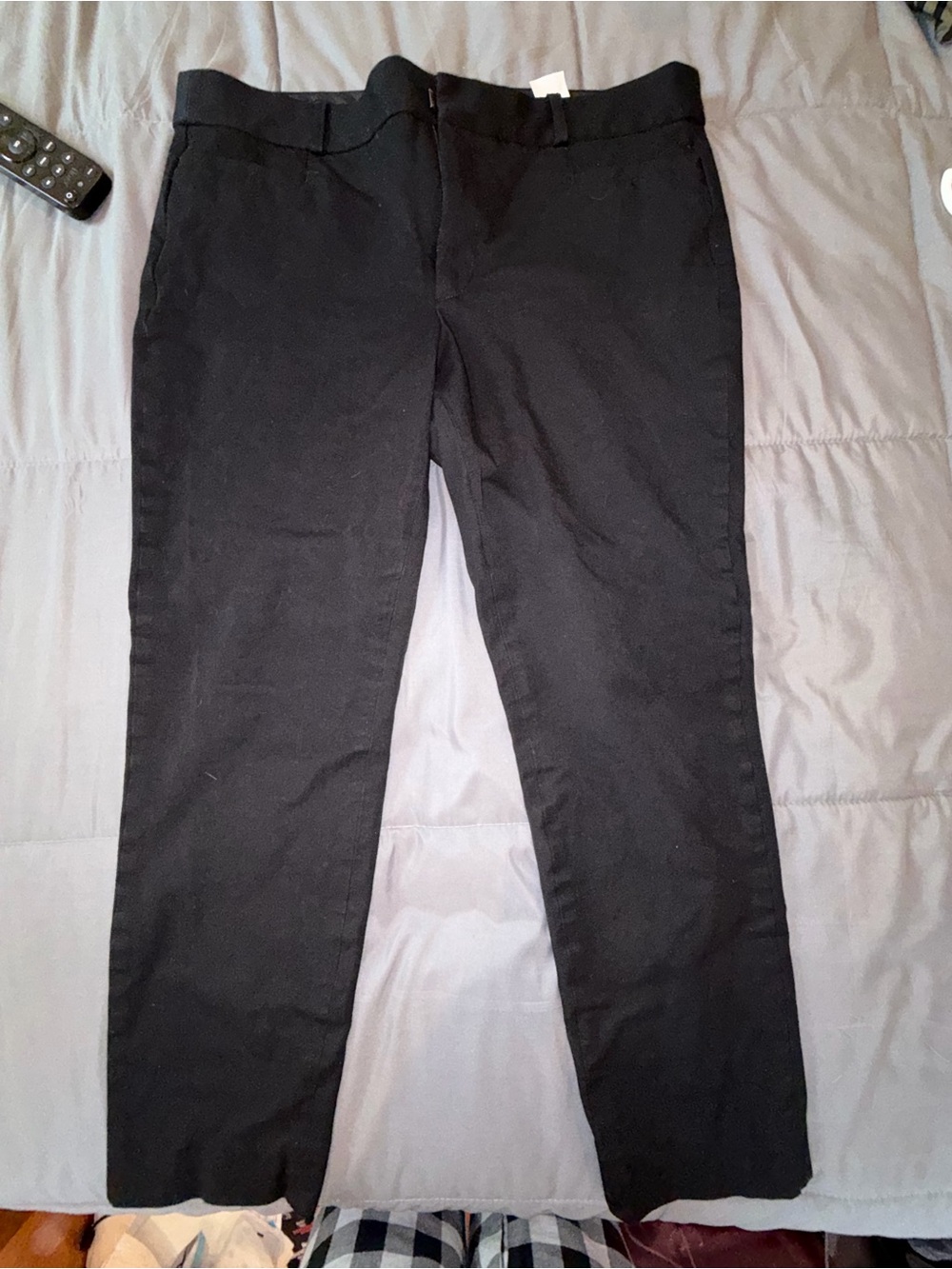 Banana Republic Sloan Black Dress Pants Size 12 Straight Leg Workwear - Picture 1 of 7